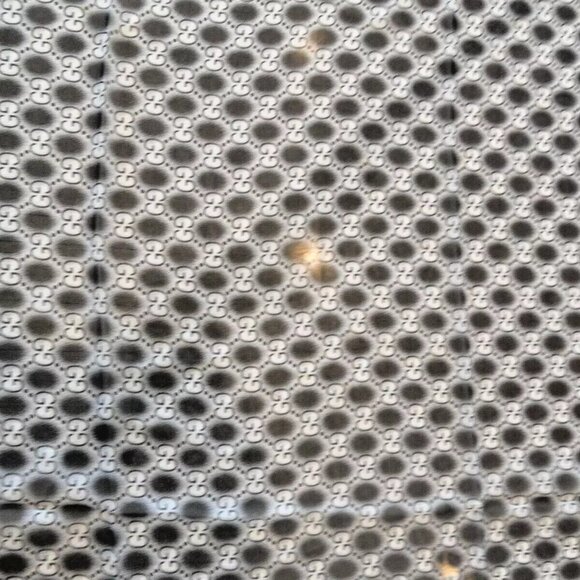 NEW AUTHENTIC RARE 2024 GUCCI 100% SILK SCARF SCARVE BLACK WHITE 60"X20" - Picture 2 of 16